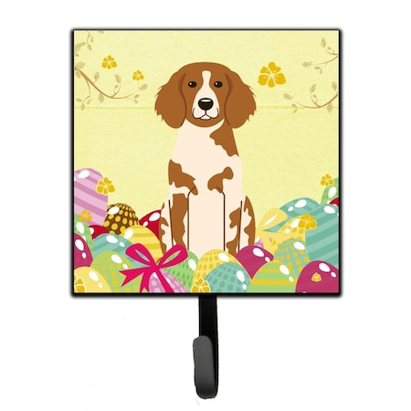 Jensendistributionservices Easter Eggs Brittany Spaniel Leash or Key Holder MI1712426